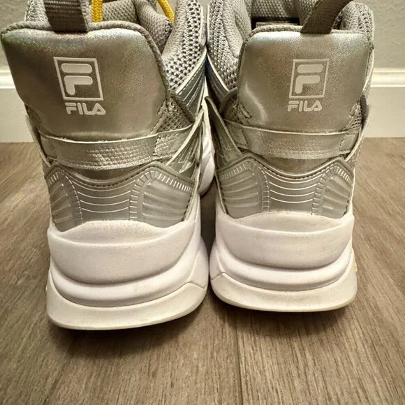 FILA Women’s Chunky Sneakers | 7.5 | Silver Holographic | Vibram Sole - Picture 7 of 8
